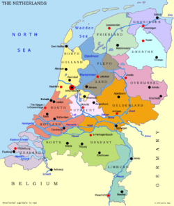 Regiony Holandii