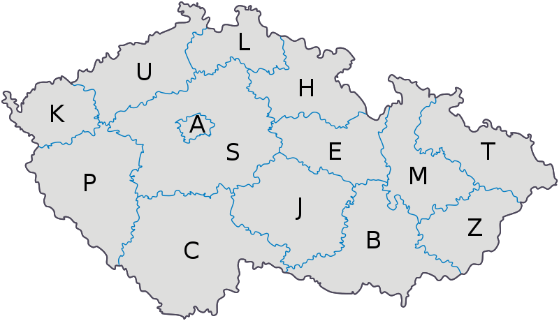 Podział administracyjny Czech
